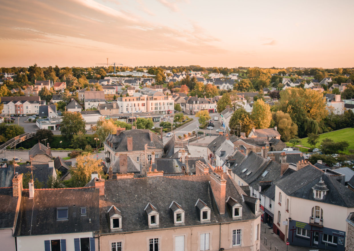 Châteaubourg – vue de haut