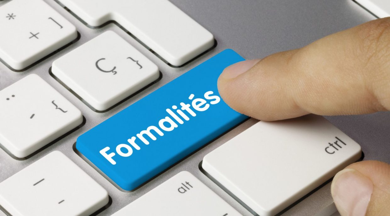 Clavier formalités